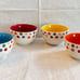 Avon Polka Dot Bowls Set - Rare and Vintage - cheerful polka dots