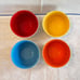 Avon Polka Dot Bowls Set - Rare and Vintage - cheerful polka dots