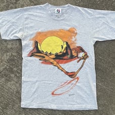 Vtg 90s Warner Bros Looney Tunes Roadrunner T Shirt Adult M Single Stitch 1995