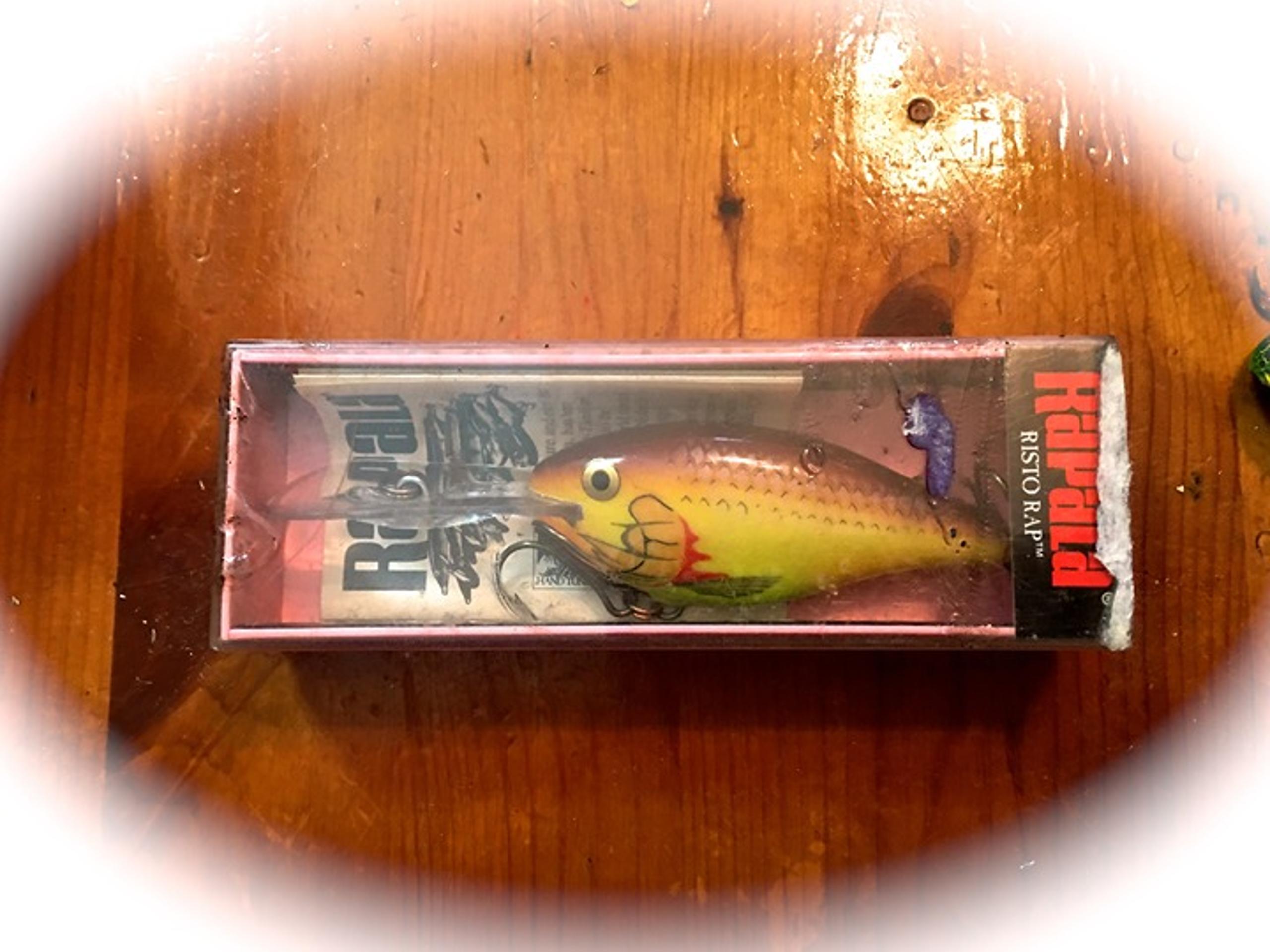 VINTAGE RAPALA RISTO RAP RR-7 CRANKBAITS FISHING LURE  ~ N.I.B.
