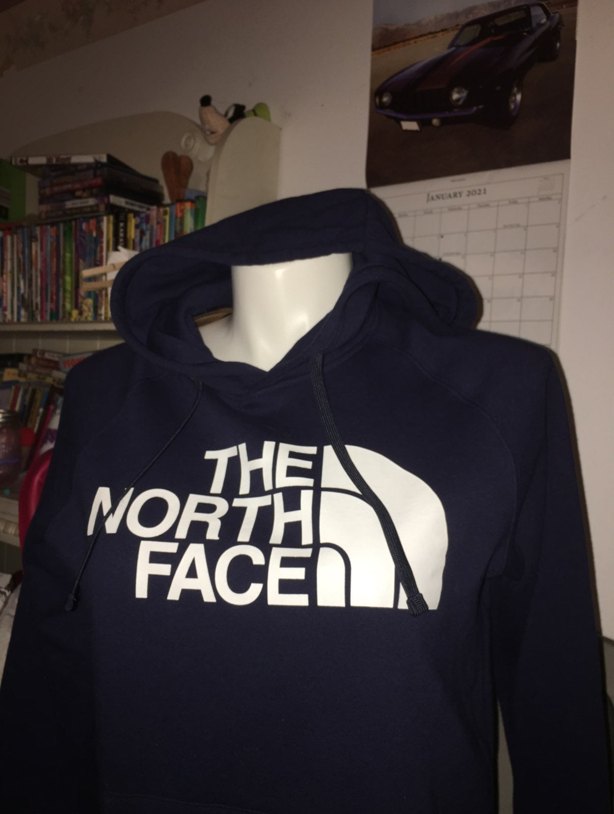NWT Medium Ladies Hoodie Blue The North Face Hoodie