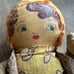 Ginger Cowgirl Rare 1930-40's Gund Cowgirl Doll Hand Painted. With Vest. “12”