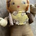 Ginger Cowgirl Rare 1930-40's Gund Cowgirl Doll Hand Painted. With Vest. “12”
