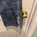 Vintage Unionbay Jeans Blue Flare Low Rise Lace Up Tie Hems Y2K Size 5 Grunge