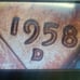 1958 D Lincoln cent with errors