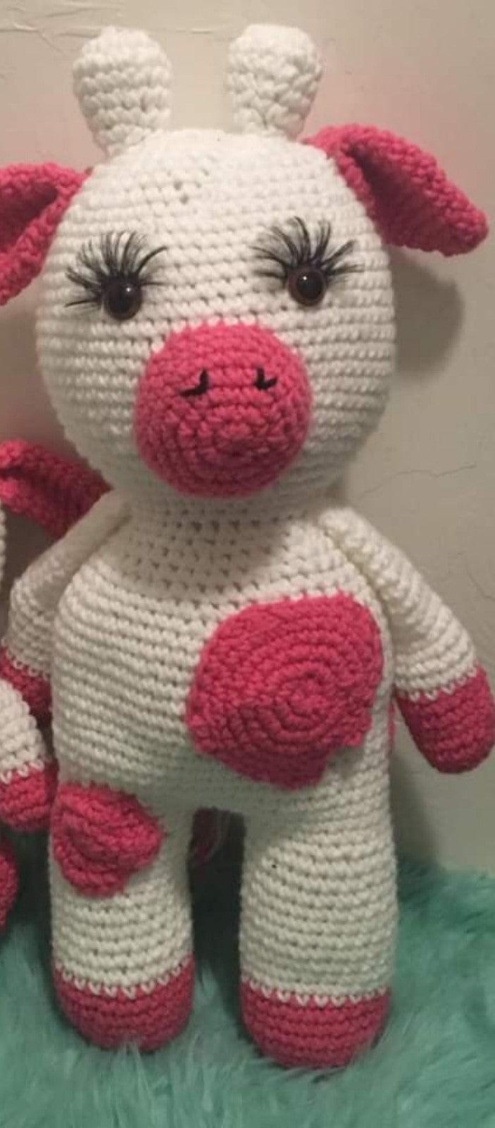Amigurumi Crochet Handmade Doll cow