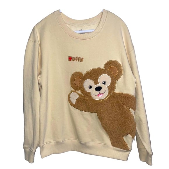 RARE Shanghai Disney Resort SHDL 2021 Duffy Crewneck Pullover Sweater
