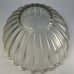 Vintage Large Crystal Glass Bowl Punch Mid Century