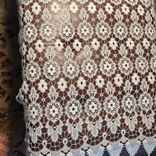 Lace Tier Curtain 2 Panel and 2 Valance Set