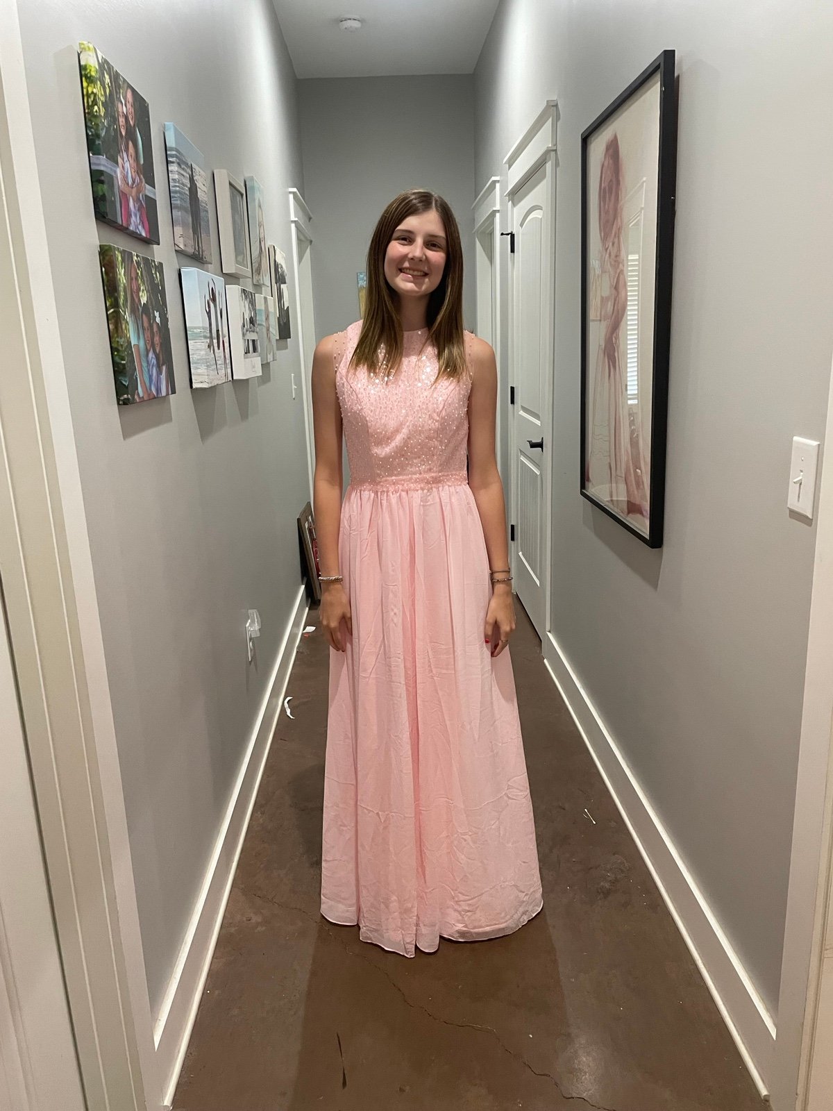 Pink Formal Dress Sz 6