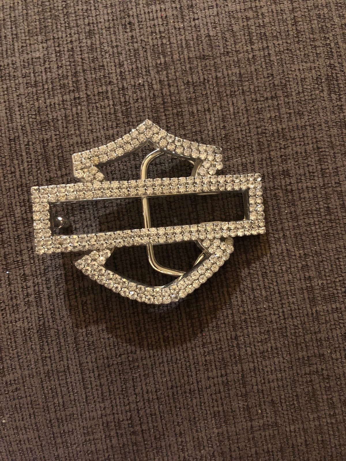 2005 HARLEY-DAVIDSON BELT BUCKLE WITH CRYSTALS