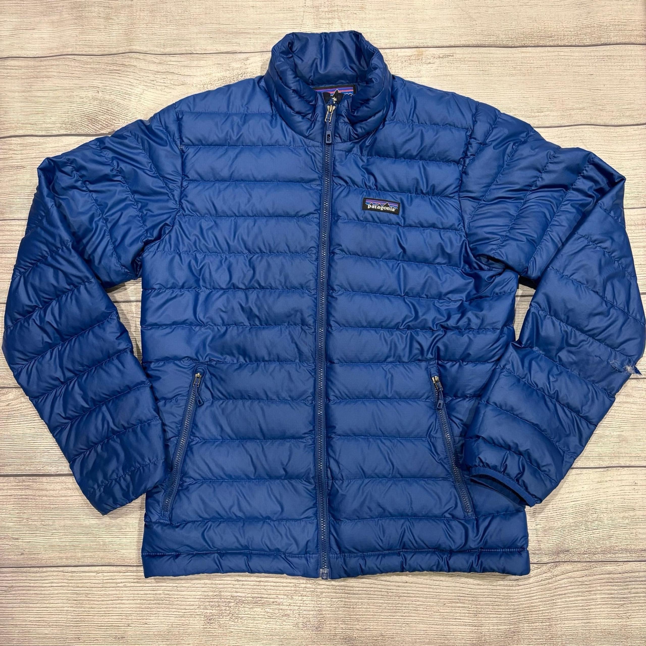 Patagonia Mens Down Sweater Full Zip Puffer Jacket Coat Mens Size Small
