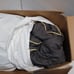 Kakabell Twin Size Goose Down Comforter- Grey
