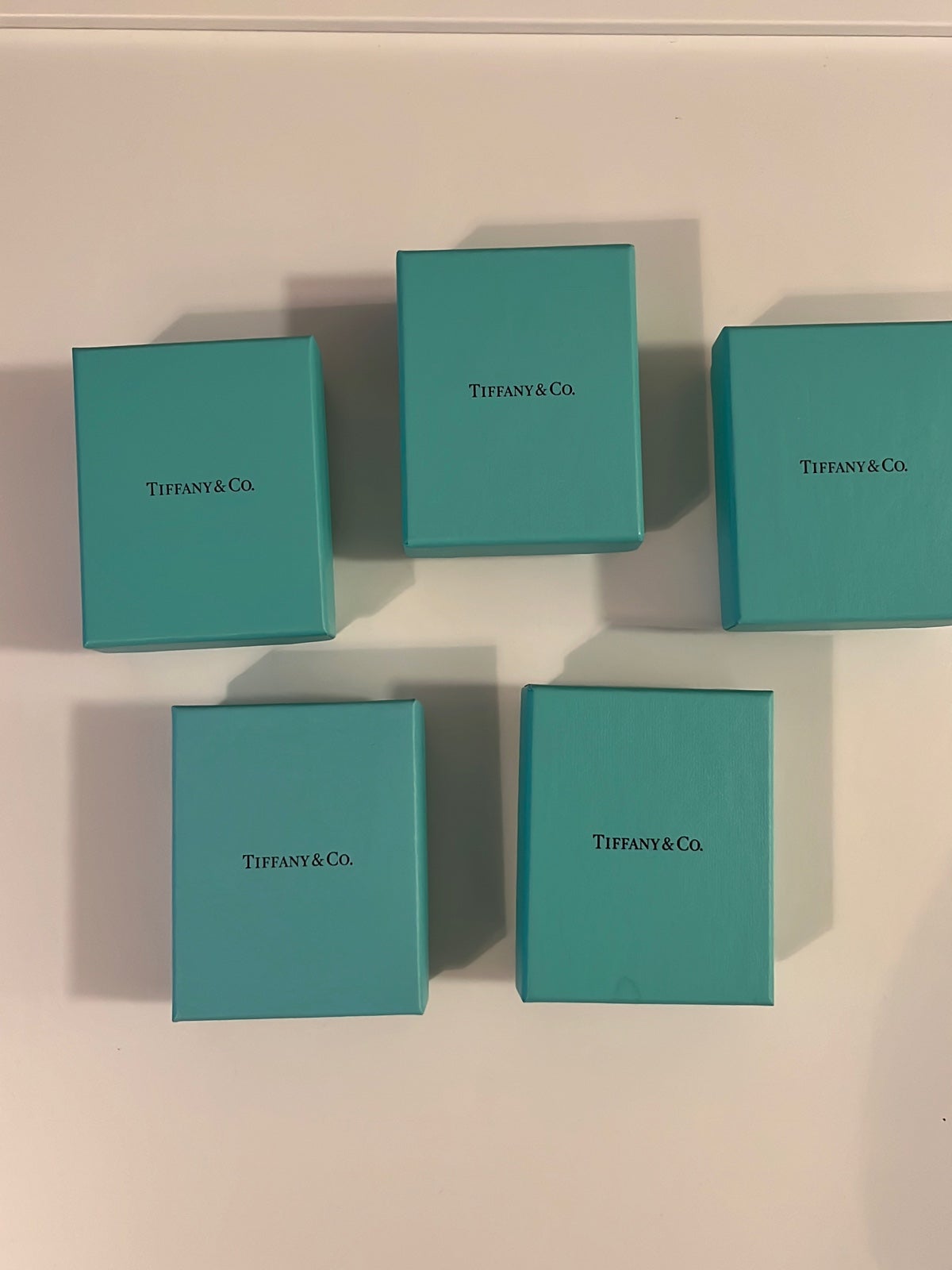 Tiffany Co boxes