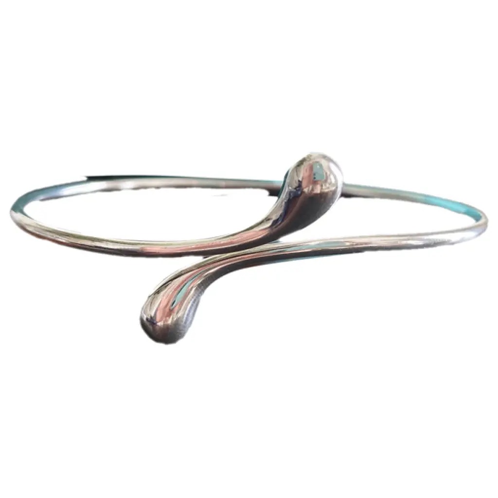 Tiffany & Co Sterling silver 925 Elsa Peretti Spain bracelet 7.25 8.7g JR9909