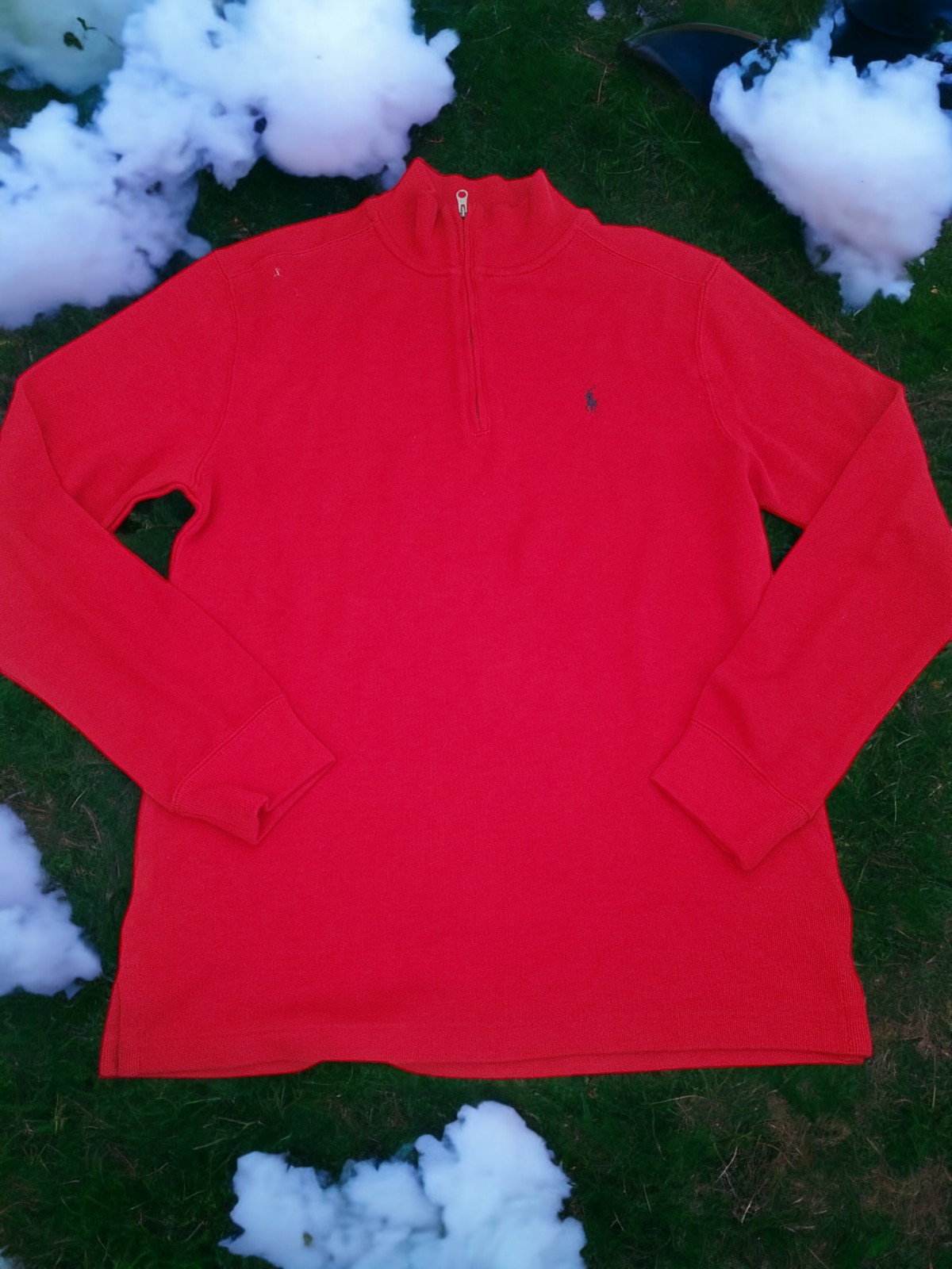 Polo Ralph Lauren woven sweater top XL 18-20