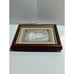 999 SILVER GODDESS OF WEALTH SHRI SRI LAXMI LAKSHMI WOODEN FRAME WALL HANGING