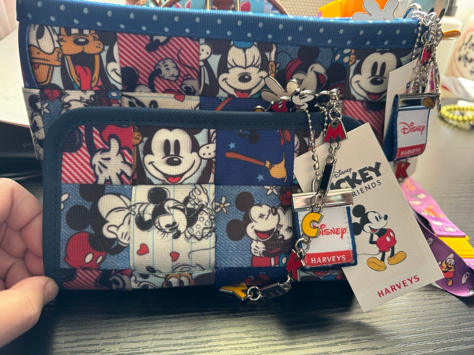 Harvey’s x Disney Patchwork Convertible Clutch & Classic Wallet