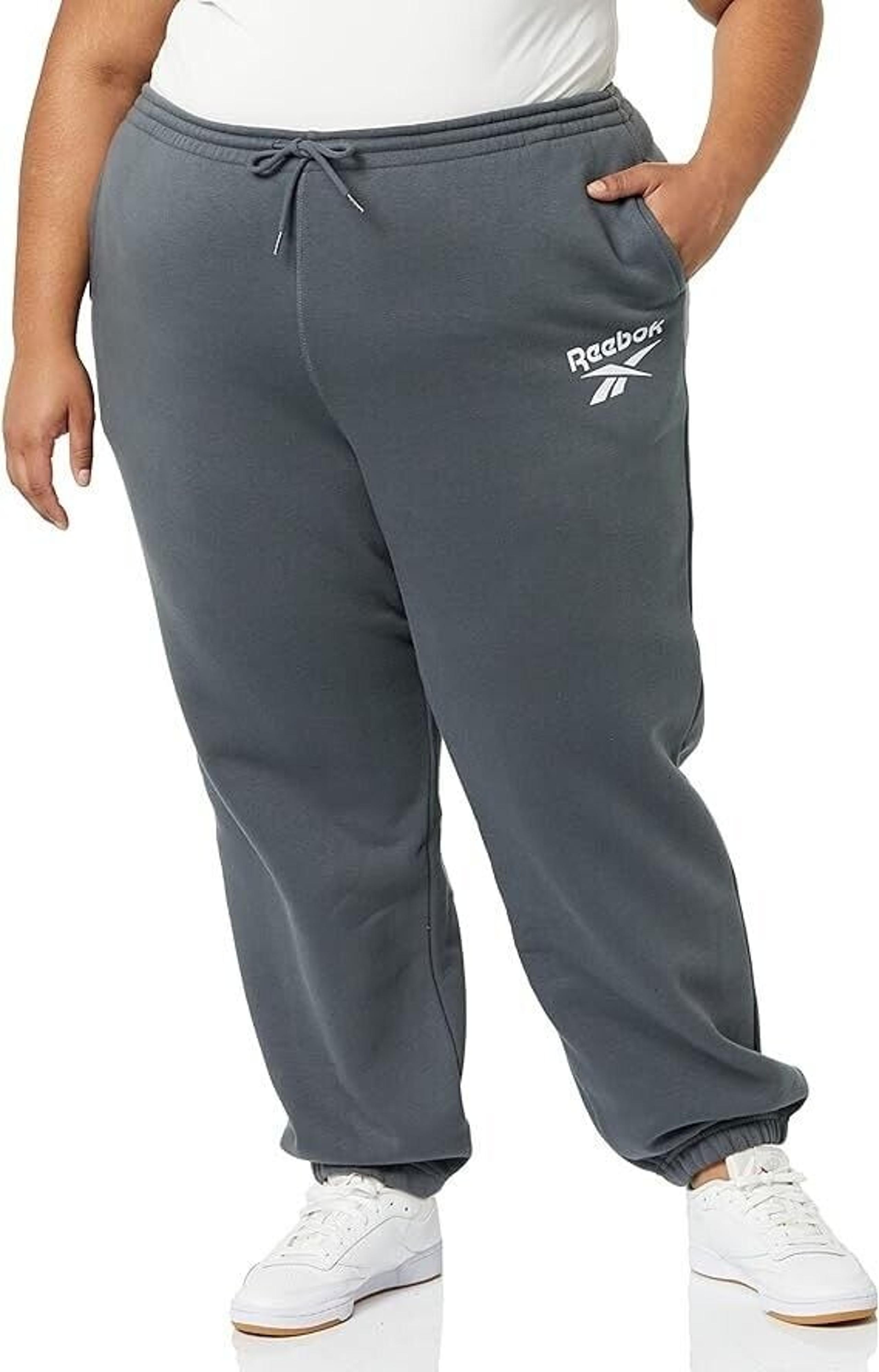 NWT Reebok Women's Identity Logo Fleece Joggers Blue - Size 3XL