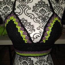 Crochet crop top