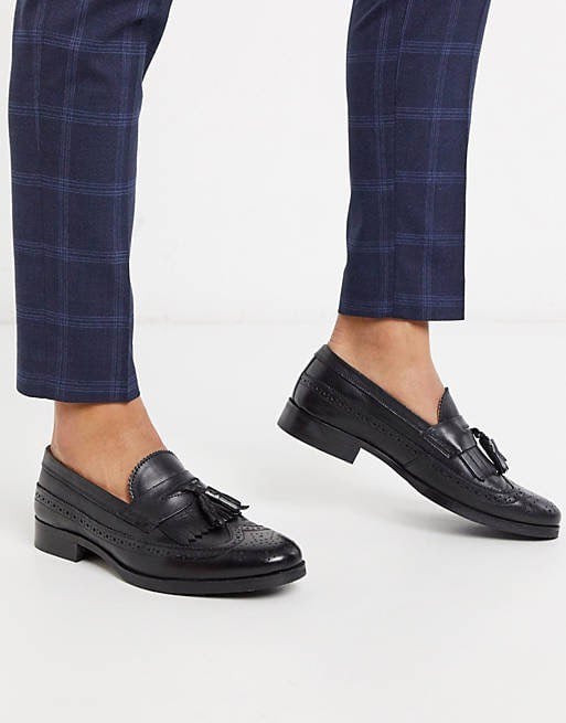 ASOS Dress Loafers Polished Leather Shoes