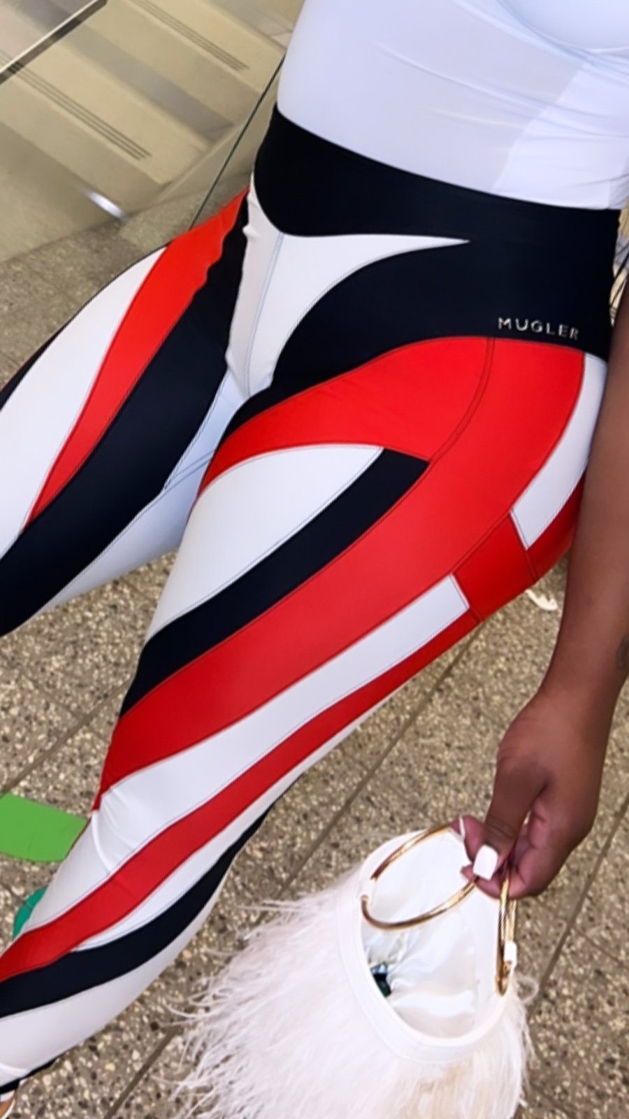 mugler leggings
