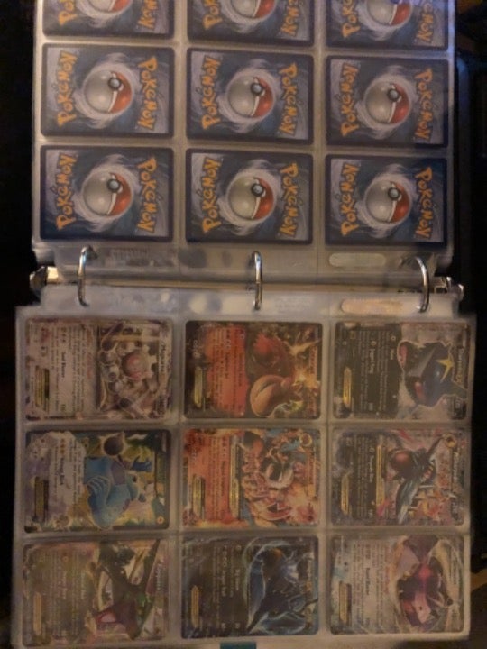 Pokemon card lot binder