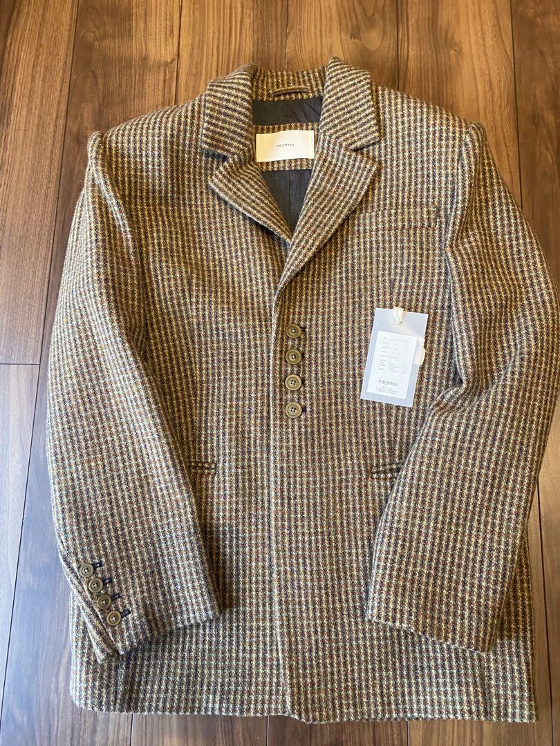 Todayful 100% Wool Check Jacket, Size 36
