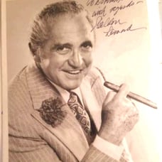 Autographed 8x10 Sheldon Leonard actor, producer, director, screenwriterW/coa