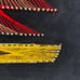 Vintage 26” Wood & Nail String Art Sailboat Ship Boat 1970s Black Velvet MCM