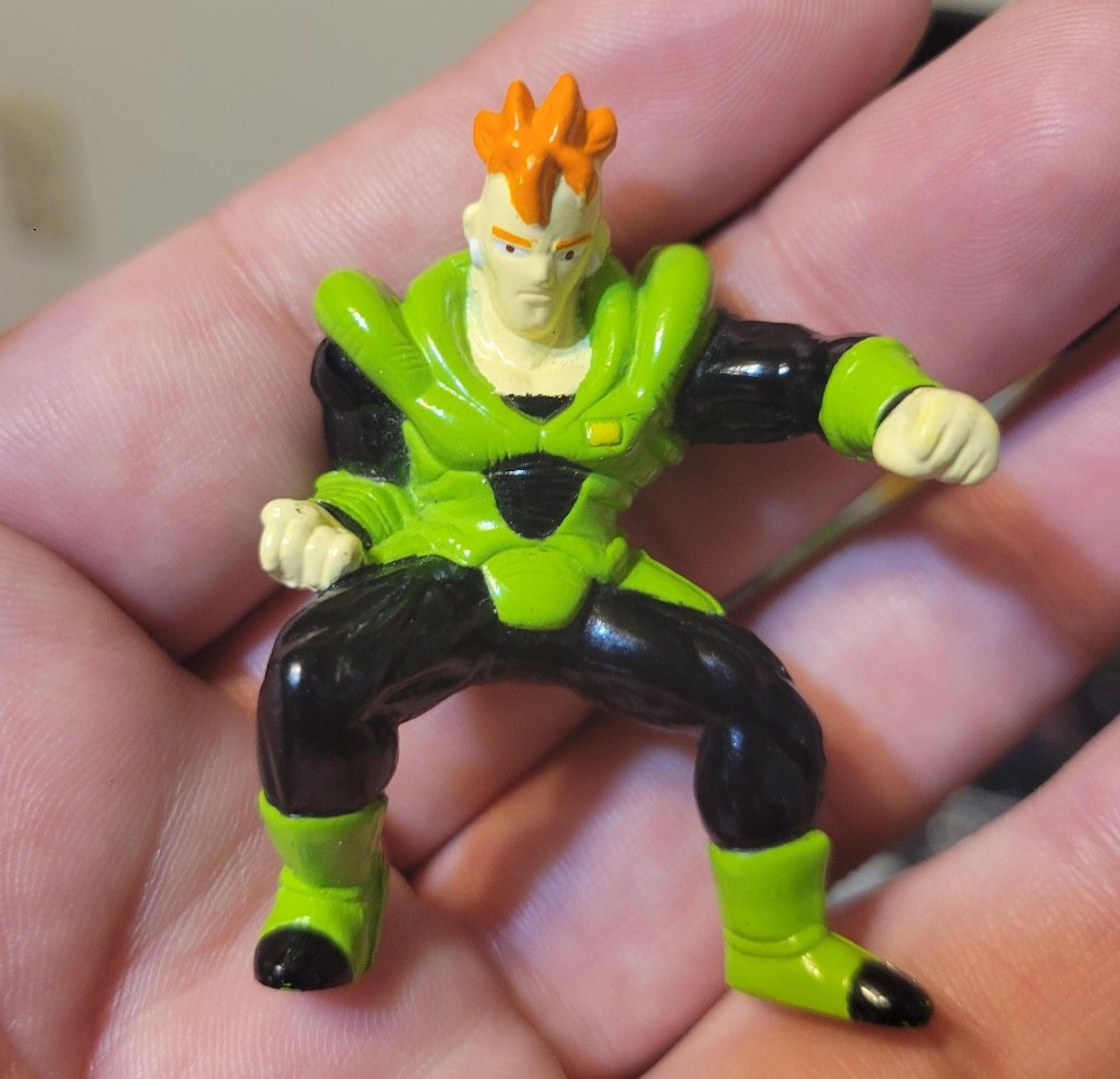 Vintage (1989) Dragon Ball Z Android 16 Mini PVC Figurine DBZ DBGT