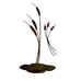 Vintage Cat Tail P Willow Wall Decor by Home Interior Lg and Sm Set of 2