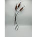 Vintage Cat Tail P Willow Wall Decor by Home Interior Lg and Sm Set of 2