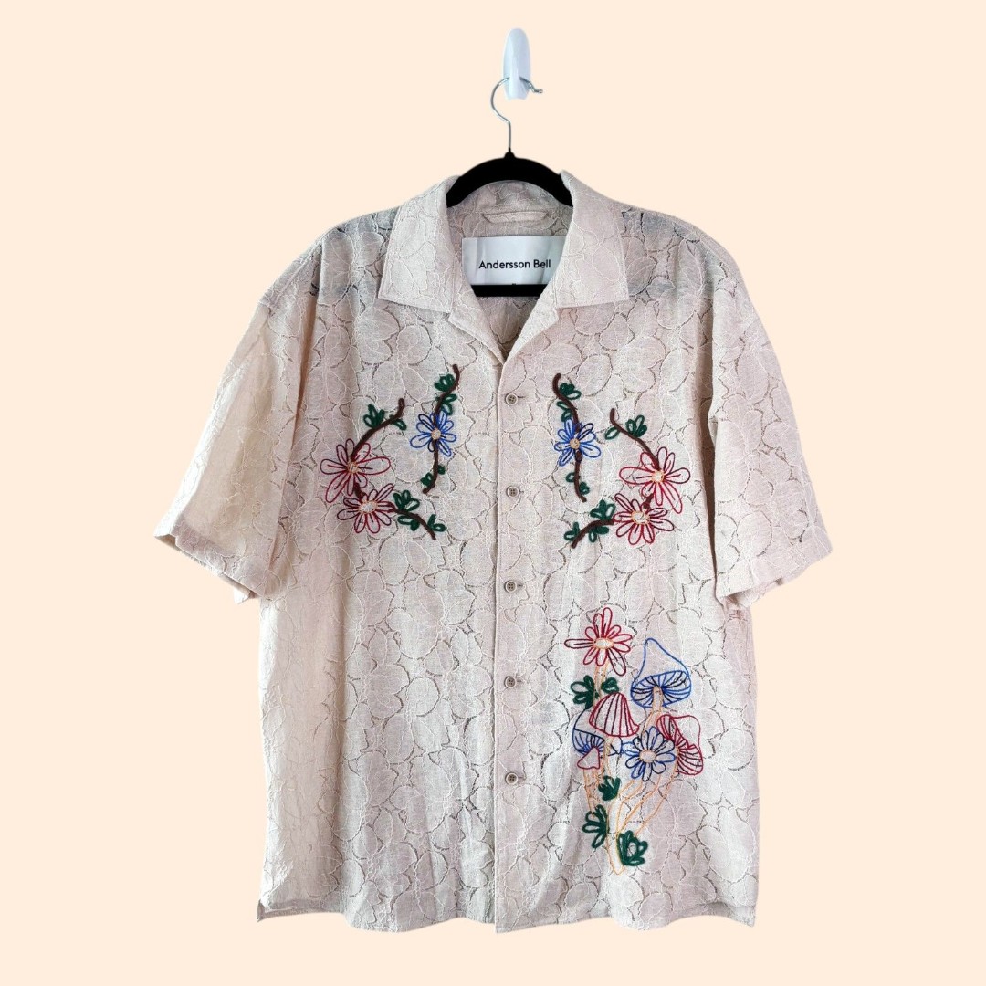 Andersson Bell Lace Embroidered Shirt