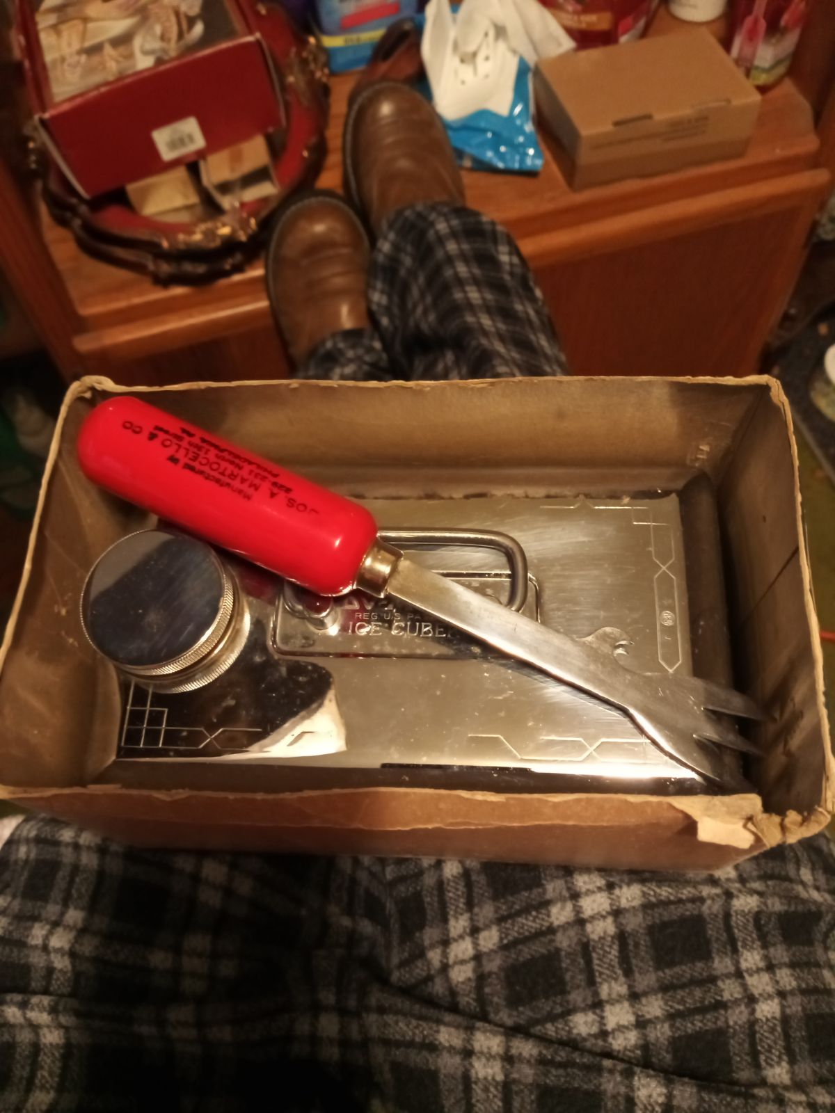 Antique ice cube maker