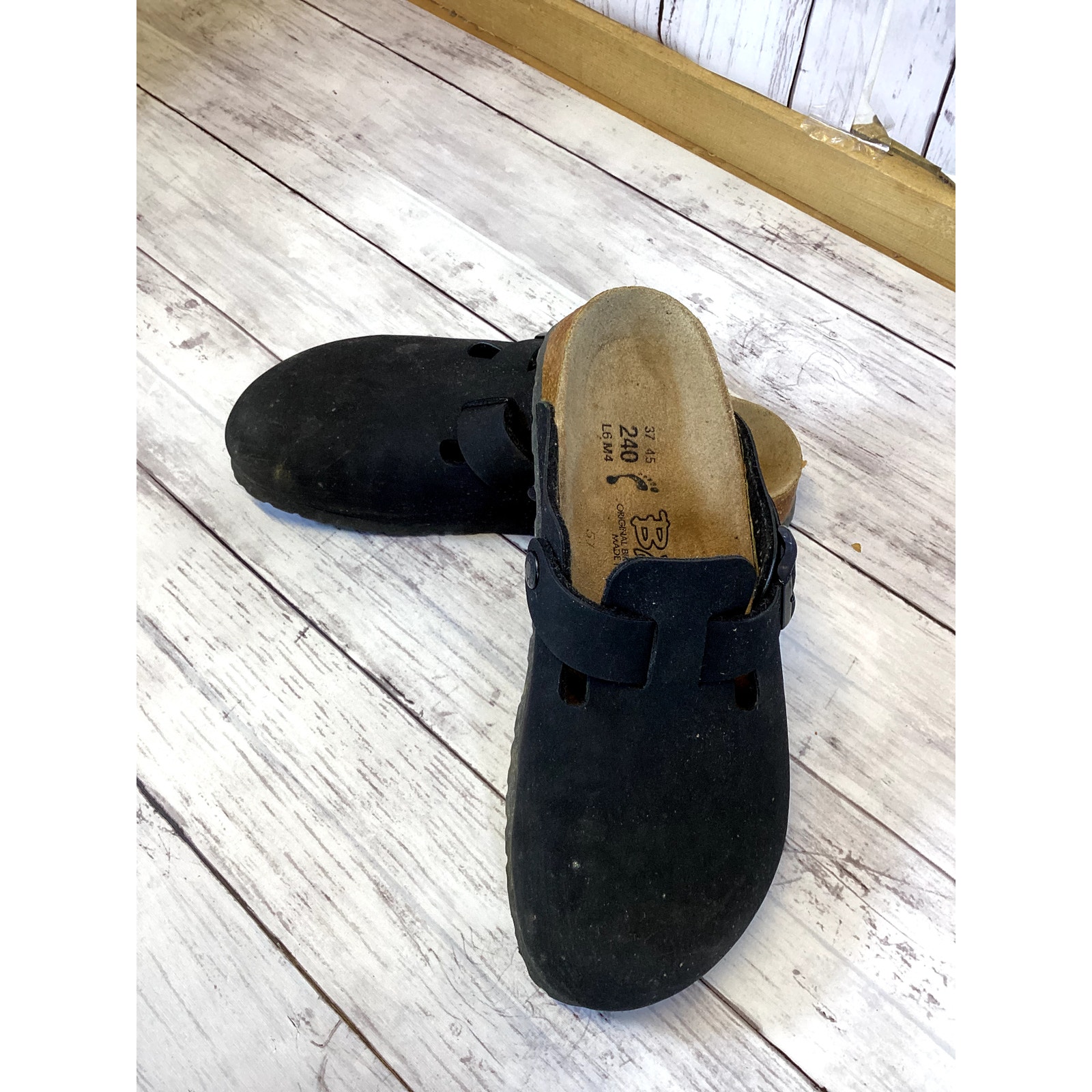 Birkenstock Women Shoes Home Black Size L6