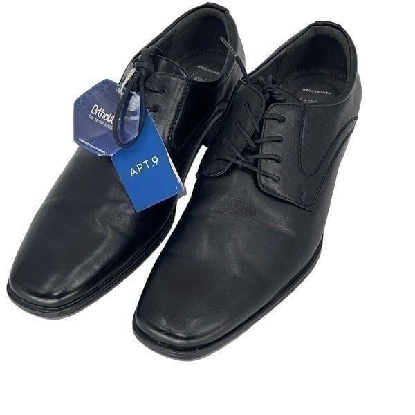 Apt.9 Mens Orthalite Impressions Oxford Dress Shoes Black 11 Med NWT
