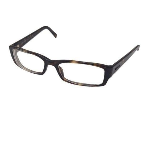Prada Authentic Eyeglasses Frame Only VPR 19L 2AU-1O1 52 [] 16 135 MM Tortoise