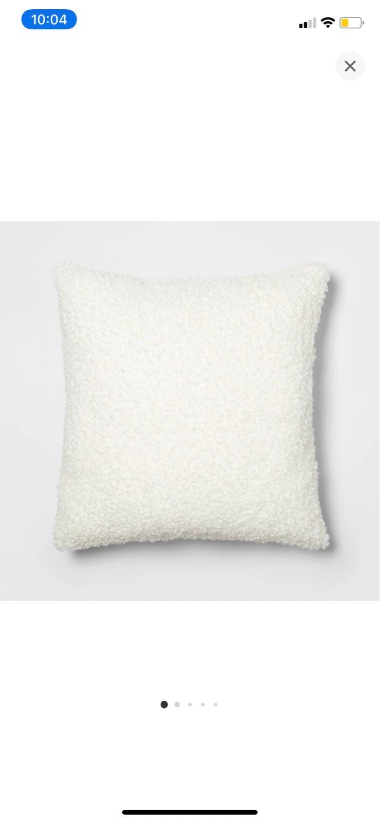 Threshold Euro Boucle Throw Pillow
