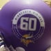 60th anniversary Vikings mini helmet
