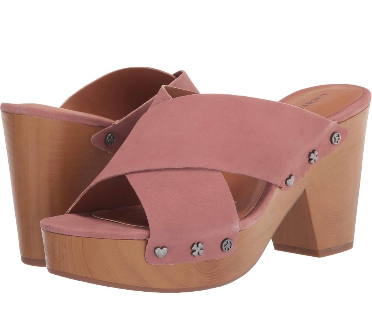 Lucky brand Takara pink wedge