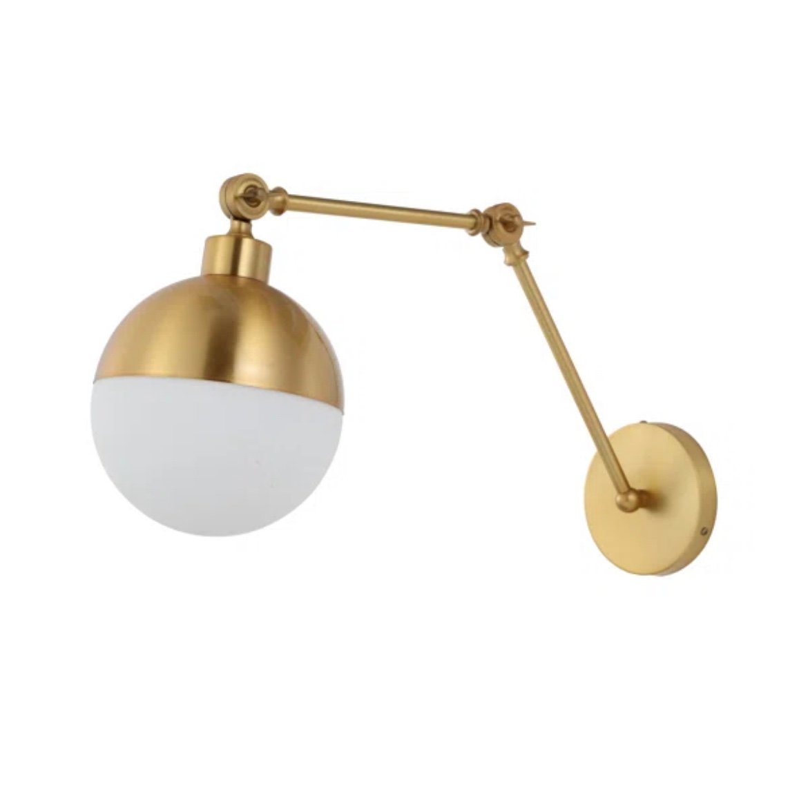 Zina Iron Swing Arm Sconce