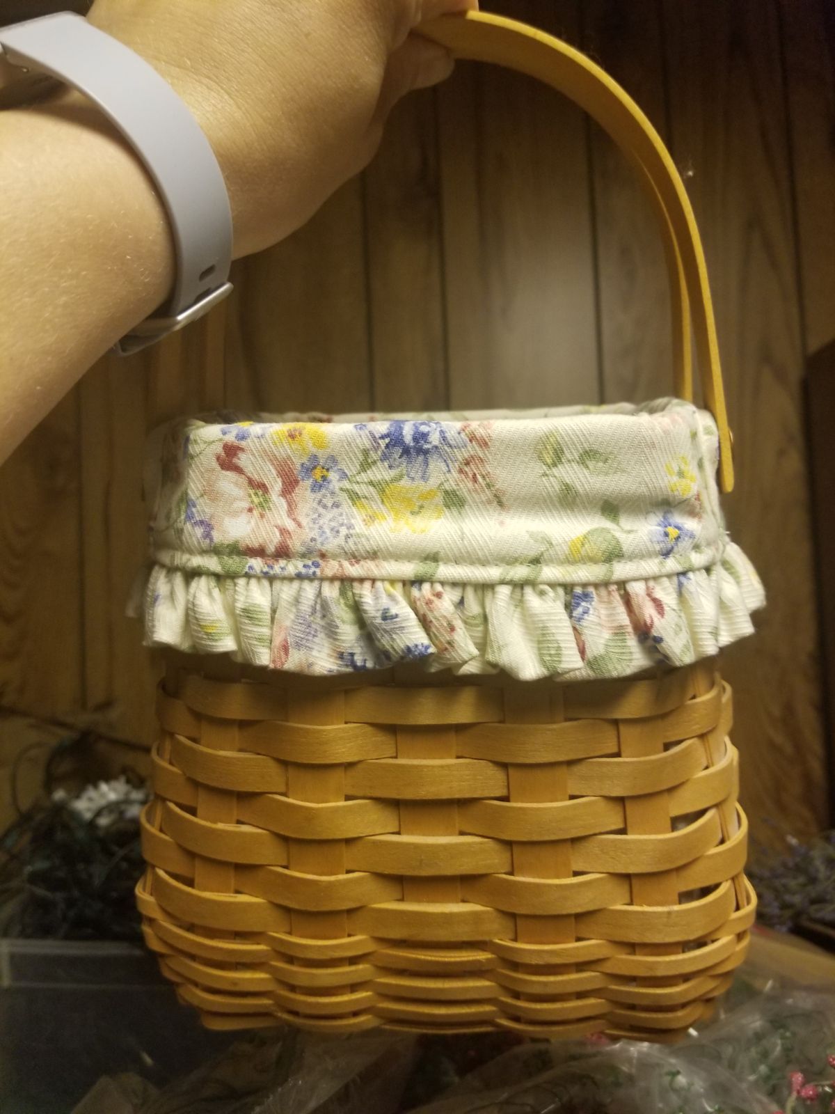 Longaberger Tiny Tote Basket