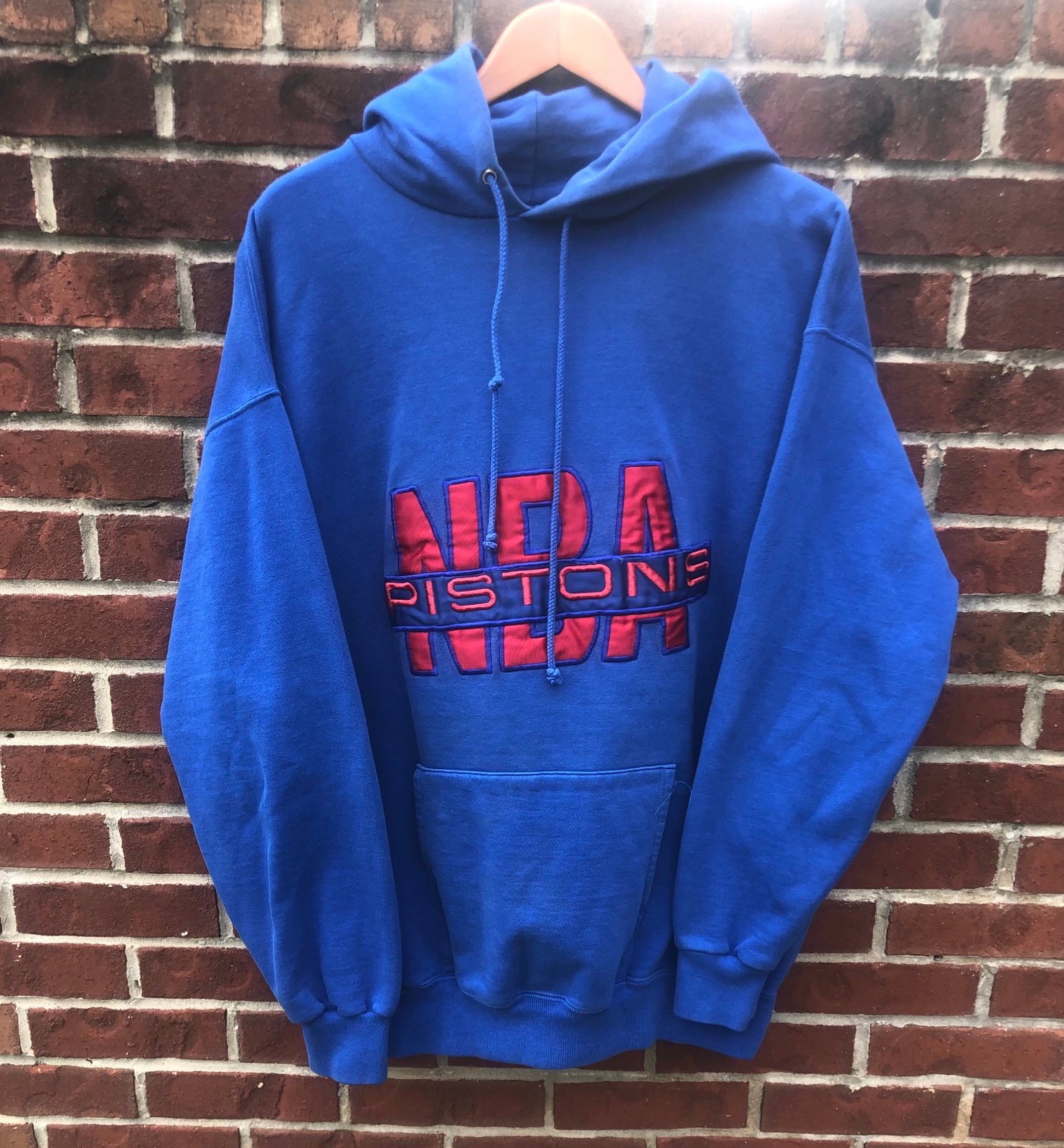Vintage Nutmeg Detroit Pistons Hoodie