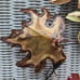 Metal Sculpture Wall Art Leaves and Branch Brass Copper and Steel Artisan Design