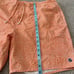 Johnnie O Men’s Swim Shorts, XXL, 7” Inseam, Orange/White, Drawstring, Lined