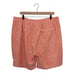 Johnnie O Men’s Swim Shorts, XXL, 7” Inseam, Orange/White, Drawstring, Lined