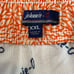 Johnnie O Men’s Swim Shorts, XXL, 7” Inseam, Orange/White, Drawstring, Lined