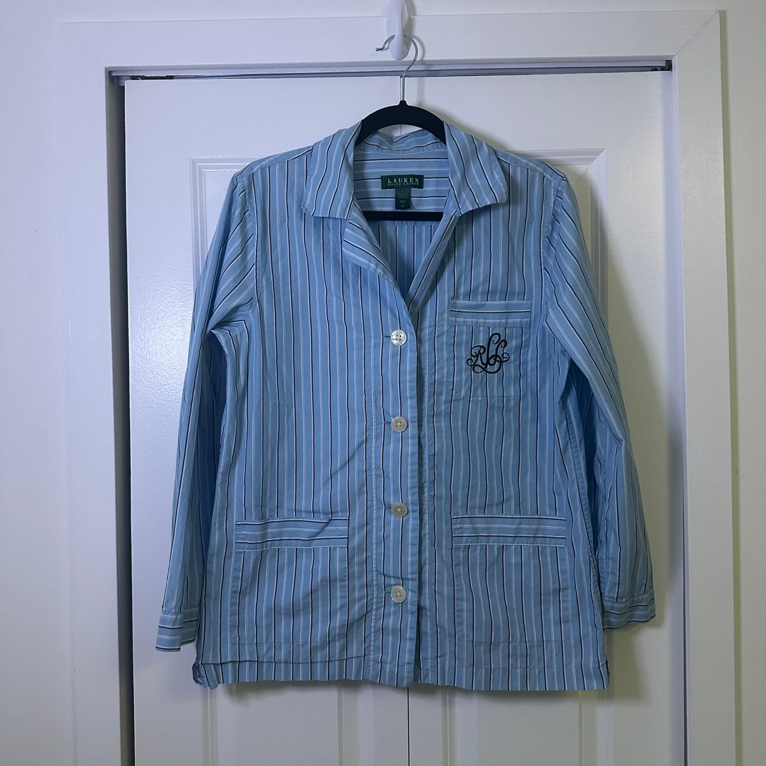 Lauren Ralph Lauren Classic Pajama Top Medium