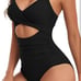 Eomenie Women's One Piece Swimsuit size XL NWT Black